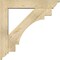 Ekena Millwork Merced Traditional Rough Sawn Bracket w/ Offset Brace, Douglas Fir, 6"W x 30"D x 30"H BKT0604X30X30MRC01RDF - alternate 2